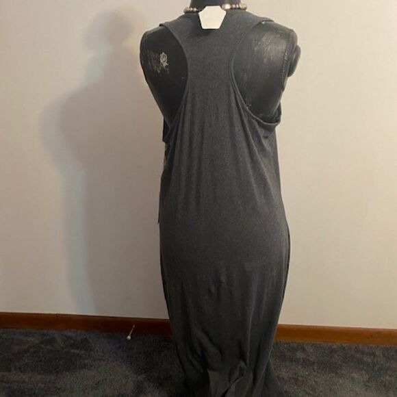 Calme Gray Racer Back Knit Maxi dress, size XL - Picture 2 of 3